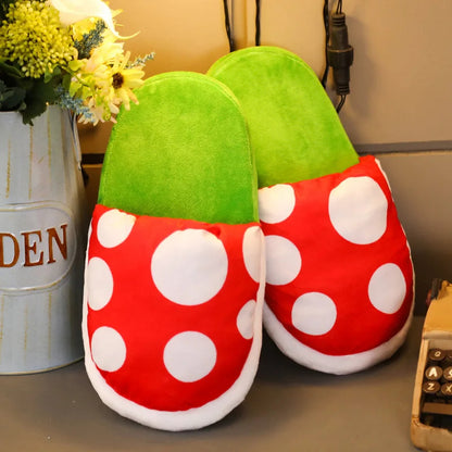 Pantuflas sorpresa con tubo decorativo