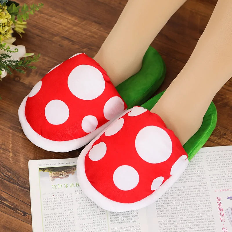 Pantuflas sorpresa con tubo decorativo